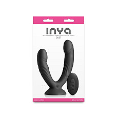 Двойной дилдо с вибрацией NS Novelties INYA - Duet - Black