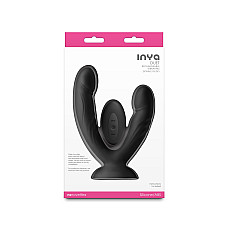 Двойной дилдо с вибрацией NS Novelties INYA - Duet - Black