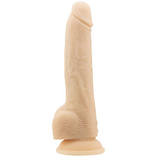 Фаллоимитатор с пульсацией Naked ADDICTION Dominic 9″ Vanilla, пульт ДУ, диаметр 4,2 см