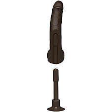 Фаллоимитатор с вибрацией Doc Johnson Safaree Samuels 12 Inch Cock, со слепка пениса, диаметр 5,1 см
