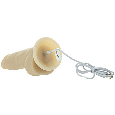 Фаллоимитатор с вибрацией и ротацией Naked ADDICTION Chris 7″ Rotating & Vibrating Dong, пульт ДУ