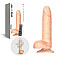 Фалоімітатор з вібрацією і ротацією Strap-On-Me Rotating & Vibrating Realistic Dildo - L - Vanilla