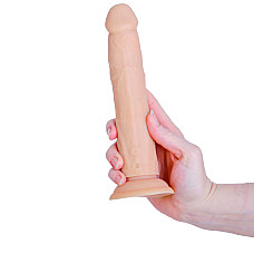 Фаллоимитатор с ротацией и пульсацией Naked ADDICTION 8″ Rotating & Thrusting Dong - Vanilla