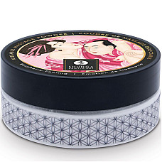 Вкусная пудра для оральных ласк Shunga Body Powder Raspberry feeling, 75 г, аромат малины