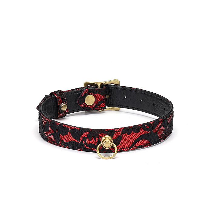Чокер с кольцом для поводка Liebe Seele Victorian Garden Choker