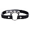 Чокер Master Series Kinky Kitty Ring Slim Choker - Black