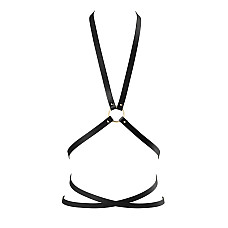 Портупея из экокожи Bijoux Indiscrets Maze – Multi-Way Body Harness Black