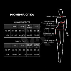 Женская портупея Art of Sex - Louise черная XS-2XL, экокожа