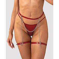 Пояс с гартерами Obsessive Inferro harness bottom S/M/L