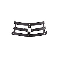 Портупея-пояс Bijoux Indiscrets MAZE - Wide Belt and Restraints Black, екошкіра