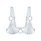 Ліф з натуральної шкіри Feral Feelings - Bikini Top White