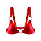 Ліф з натуральної шкіри Feral Feelings - Bikini Top Red
