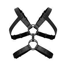 Портупея Bedroom Fantasies: Rocco Bondage Harness, черная