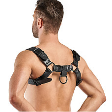 Портупея на плечи Bedroom Fantasies: Bruno Bondage Harness, черная