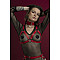Портупея на грудь Feral Feelings - Harness Bra, лиф, натуральная кожа, цвет красный