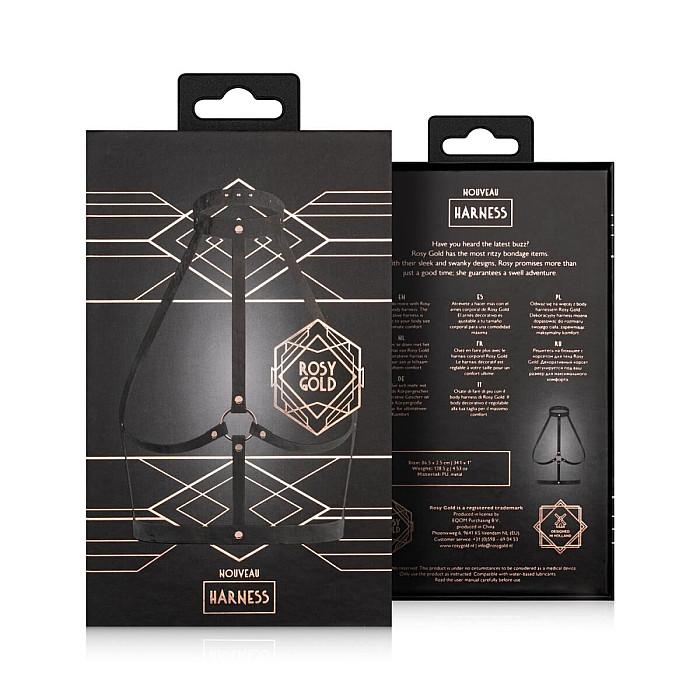 Портупея Rosy Gold - Body Harness - Black