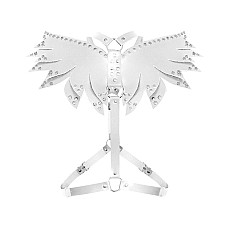 Женская портупея Art of Sex - Wings белая XS-M, экокожа