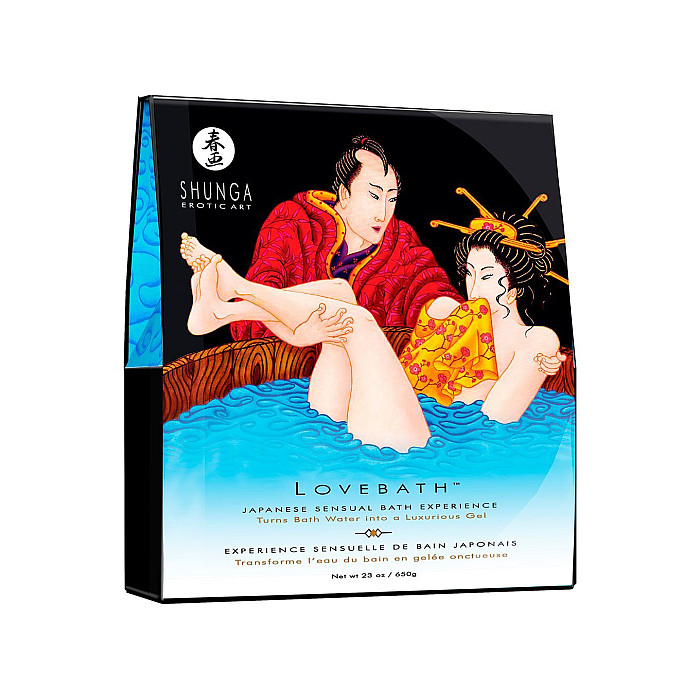 Гель для ванны Shunga LOVEBATH – Ocean temptations 575 г, делает воду ароматным желе со SPA-эффектом