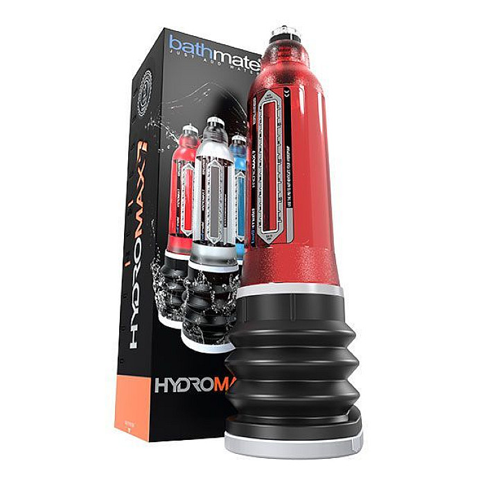 Гидропомпа Bathmate Hydromax 7 Red, для члена длиной от 12,5 до 18 см, диаметр до 5 см