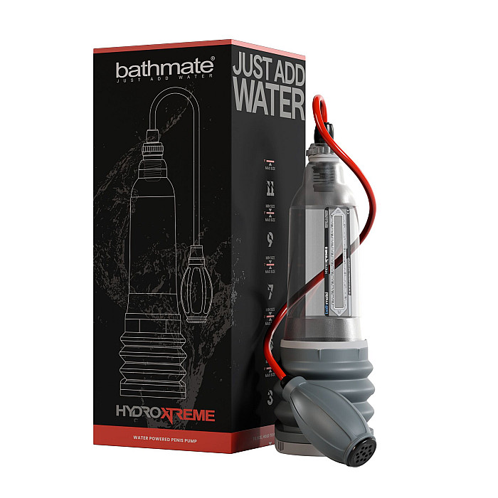 Гидропомпа Bathmate HydroXtreme 8, для члена длиной от 15 до 20 см, диаметр до 5,5 см