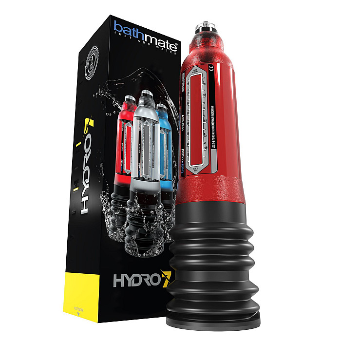 Гидропомпа Bathmate Hydro 7 Red, для члена длиной от 12,5 до 18 см, диаметр до 5 см