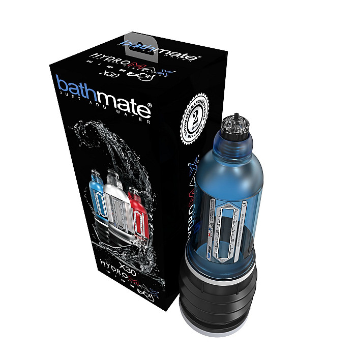 Гидропомпа Bathmate Hydromax 7 WideBoy Blue, для члена длиной от 12,5 до 18 см, диам. до 5,5 см