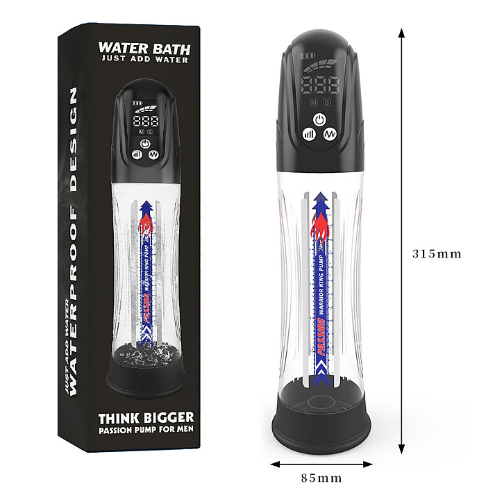 Автоматическая гидропомпа 2в1 (вода/воздух) Water Bath с LED-дисплеем, 2 режима