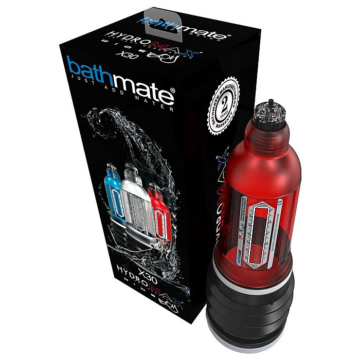 Гидропомпа Bathmate Hydromax 7 WideBoy Red, для члена длиной от 12,5 до 18 см, диаметр до 5,5 см