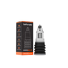 Гидропомпа Bathmate Hydromax 3 Clear, для члена длино до 7,5 см, диаметр до 4,5 см