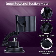 Мини секс-машина Hismith Mini Capsule Sex-Machine with Strong Suction Cup, мощная, перезаряжаемая