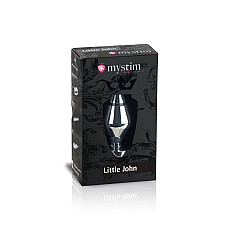 Металлическая анальная пробка Mystim Little John для электростимулятора, диаметр 4см