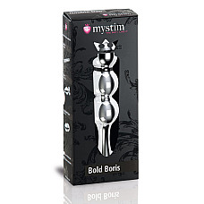 Металлическое дилдо Mystim Bold Boris для электростимулятора, диаметр 3,2 см