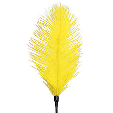 Лоскітка зі страусиним пером Art of Sex - Feather Tickler, колір Жовтий