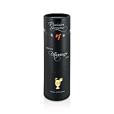 Массажное масло Plaisirs Secrets Pina Colada (59 мл) с афродизиаками, съедобное, подарочная упаковка