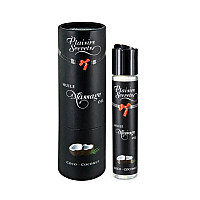 Масажна олія Plaisirs Secrets Coconut (59 мл) з афродизіаками, їстівна, подарункова упаковка