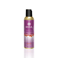Массажное масло DONA Massage Oil - SASSY TROPICAL TEASE (110 мл) с феромонами и афродизиаками