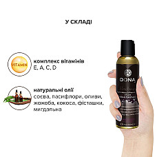 Массажное масло DONA Kissable Massage Oil Chocolate Mousse (110 мл) можно для оральных ласк