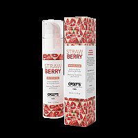 Массажное масло EXSENS Strawberry 50 мл разогревающее, без сахара, без парабенов, съедобное