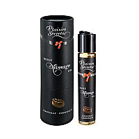 Массажное масло Plaisirs Secrets Chocolate (59 мл) с афродизиаками, съедобное, подарочная упаковка