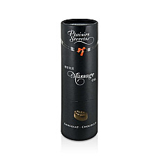 Массажное масло Plaisirs Secrets Chocolate (59 мл) с афродизиаками, съедобное, подарочная упаковка