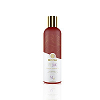 Натуральное массажное масло DONA Relax — Lavender & Tahitian Vanilla (120 мл) с эфирными маслами