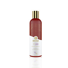 Натуральное массажное масло DONA Relax — Lavender & Tahitian Vanilla (120 мл) с эфирными маслами