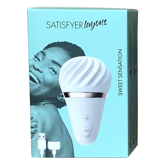 Морозиво-спінатор Satisfyer Lay-On - Little Wand, водонепроникний