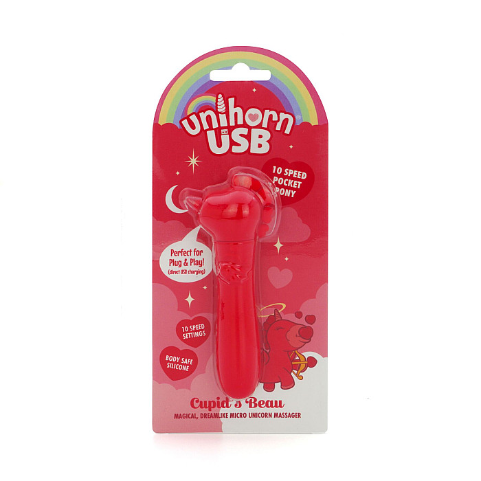 Вібратор-єдиноріжка Unihorn USB Bullet - Cupid's Beau, віброкуля, USB-зарядка