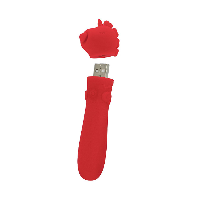 Вібратор-єдиноріжка Unihorn USB Bullet - Cupid's Beau, віброкуля, USB-зарядка