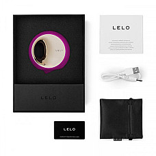 Клиторальный стимулятор LELO Ora 3 Deep Rose, имитация языка