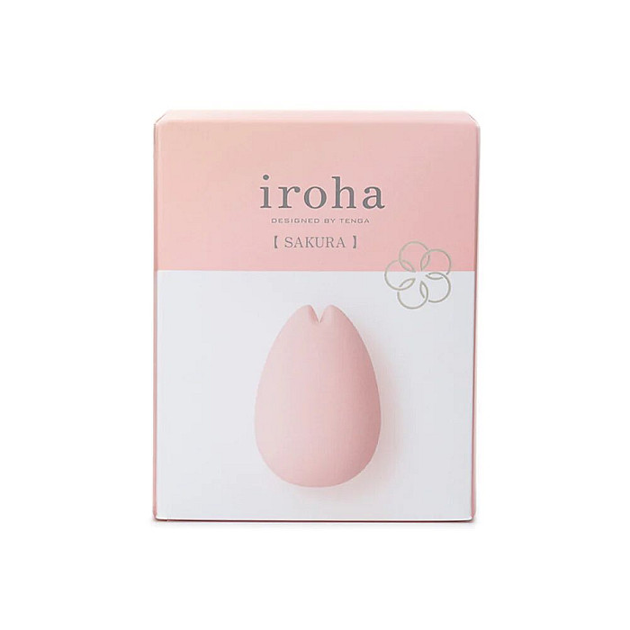 Мини-вибратор IROHA SAKURA, раздвоенный кончик, 5 режимов, перезаряжаемый