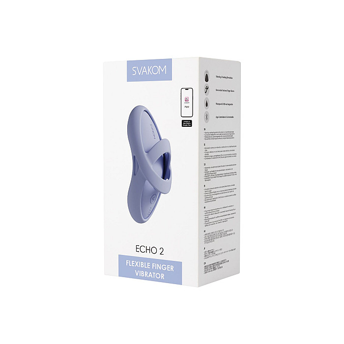 Кліторальний вібратор Svakom Echo 2 Sky Blue