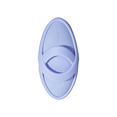 Смарт-вибратор для клитора Svakom Echo 2 Sky Blue, подогрев до 38 °C, съемная насадка на палец