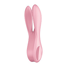 Клиторальный вибратор Satisfyer Threesome 1 Pink с тремя гибкими пальчиками